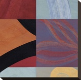 Synergistic Interchange II Stretched Canvas Print by Leslie Emery