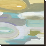Silk Gem I Stretched Canvas Print by Cat Tesla