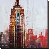 The City That Never Sleeps I Reproduction transférée sur toile par Markus Haub