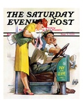 "Bus Fare," Saturday Evening Post Cover, September 9, 1939 Giclee Print by McCauley Conner