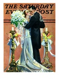 "Bridal Couple Dancing," Saturday Evening Post Cover, June 6, 1931 Reproduction procédé giclée par Elbert Mcgran Jackson