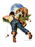 "Sick of Smoking,"May 6, 1933 Giclee Print by Harold Anderson