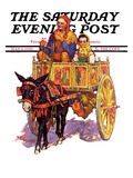 "Gypsy Wagon," Saturday Evening Post Cover, May 2, 1936 Giclee Print by Henry Soulen