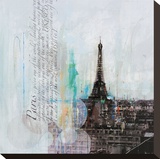 The City of Light I Stretched Canvas Print by Markus Haub