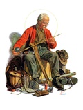 "Going Fishing,"May 3, 1930 Giclee Print by J.F. Kernan