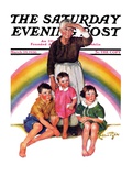 "Rainbow," Saturday Evening Post Cover, March 28, 1936 Giclee Print by Ellen Pyle