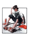 "Build Your Own Radio,"August 16, 1924 Giclee Print by William Meade Prince