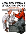 "Model Ship," Saturday Evening Post Cover, May 31, 1924 Giclee Print by J.F. Kernan