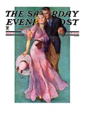 "Out on a Date," Saturday Evening Post Cover, July 14, 1934 Giclee Print by John LaGatta