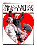 "Cupid Takes Aim," Country Gentleman Cover, February 10, 1923 Giclee Print by F. Lowenheim
