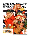 "'Night before Christmas'," Saturday Evening Post Cover, December 26, 1936 Giclee Print by J.C. Leyendecker
