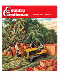 "Apple Pickers," Country Gentleman Cover, September 1, 1942 Giclee Print by Jackson Nesbitt