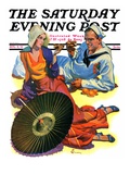 "Shore Leave," Saturday Evening Post Cover, August 8, 1931 Giclee Print by Elbert Mcgran Jackson