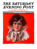 "Little Angel," Saturday Evening Post Cover, December 19, 1925 Giclee Print by Neil Hott
