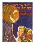 "Trick or Treaters," Saturday Evening Post Cover, October 30, 1937 Giclee Print by Robert B. Velie