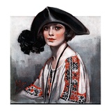 "Woman in Embroidered Blouse,"May 5, 1923 Giclee Print by Neysa Mcmein