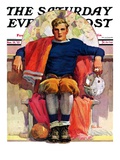 "Gridiron Great," Saturday Evening Post Cover, November 19, 1932 Giclee Print by John Sheridan