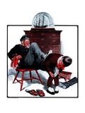 "Removing Sailor's Boots,"March 7, 1925 Giclee Print by William Meade Prince