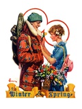 "Winter and Spring,"March 10, 1928 Giclee Print by Elbert Mcgran Jackson