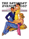 "The Newport Set," Saturday Evening Post Cover, June 27, 1931 Giclee Print by John LaGatta