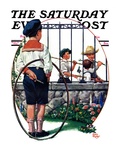 "The Other Half, One," Saturday Evening Post Cover, September 19, 1931 Reproduction procédé giclée par Alan Foster