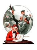 "Daydreams of Baseball,"May 9, 1925 Giclee Print by Robert Robinson