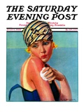 "Sunburned Sunbather," Saturday Evening Post Cover, July 6, 1929 Giclee Print by Penrhyn Stanlaws