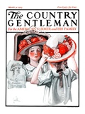 "Paris Fashions for Easter," Country Gentleman Cover, March 31, 1923 Giclee Print by F. Lowenheim
