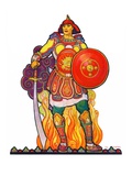 "Samurai Warrior,"February 20, 1932 Giclee Print by Henry Soulen
