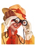 "Racing Spectator,"August 21, 1937 Giclee Print by Alfred Panepinto
