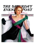 "Evening Gown," Saturday Evening Post Cover, May 21, 1938 Giclee Print by Neysa Mcmein