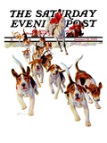 "After the Scent," Saturday Evening Post Cover, January 21, 1939 Giclee Print by Paul Bransom