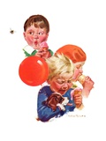 "Birthday Party,"May 18, 1935 Giclee Print by Cushman Parker