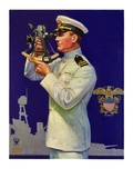 "Naval Officer,"February 24, 1934 Reproduction procédé giclée par Edgar Franklin Wittmack