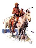 "Plains Indians,"March 3, 1934 Giclee Print by William Henry Dethlef Koerner