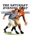 "But Ref!," Saturday Evening Post Cover, October 22, 1938 Giclee Print by Lonie Bee