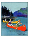 "Four-H Camp,"July 1, 1933 Giclee Print by W.F. Soare