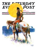 "Painted Pony," Saturday Evening Post Cover, October 24, 1931 Giclee Print by William Henry Dethlef Koerner