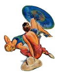 "Sunbathers,"July 5, 1930 Giclee Print by John LaGatta