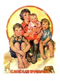 "Circus Parade,"August 25, 1928 Giclee Print by Ellen Pyle