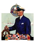 "Ship's Captain,"July 28, 1934 Reproduction procédé giclée par Edgar Franklin Wittmack