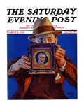 "Box Camera," Saturday Evening Post Cover, March 4, 1933 Giclee Print by Charles Hargens