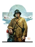 "Storm at Sea,"November 6, 1926 Reproduction procédé giclée par Edgar Franklin Wittmack