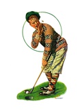 "Bee and Putter,"September 8, 1928 Giclee Print by J.F. Kernan