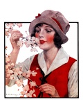 "Tree Blossoms,"May 16, 1925 Giclee Print by J. Knowles Hare