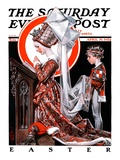 "Medieval Easter," Saturday Evening Post Cover, April 19, 1924 Giclee Print by J.C. Leyendecker
