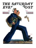 "Sailors on Leave," Saturday Evening Post Cover, August 24, 1929 Giclee Print by Lawrence Toney