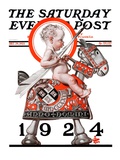 "Sir Baby New Year," Saturday Evening Post Cover, December 29, 1923 Giclee Print by J.C. Leyendecker