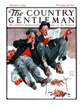 "Hobo Christmas," Country Gentleman Cover, December 13, 1924 Giclee Print by William Meade Prince