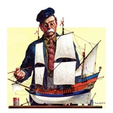 "Model Ship,"October 5, 1935 Giclee Print by Gordon Grant